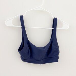 Aerie Navy Scoop Neck Swim Top
